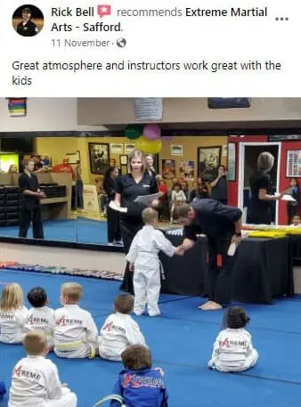 Kids Birthday Parties | Extreme Martial Arts Safford